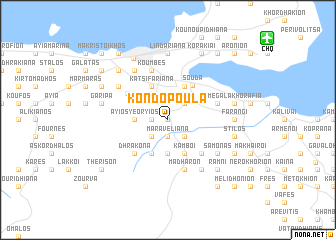 map of Kondópoula