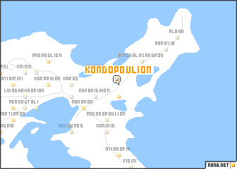 map of Kondopoúlion
