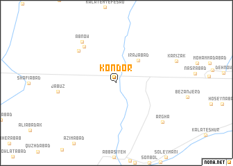 map of Kondor