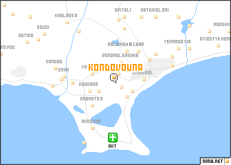 map of Kondovouna