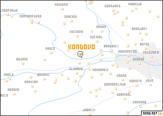map of Kondovo