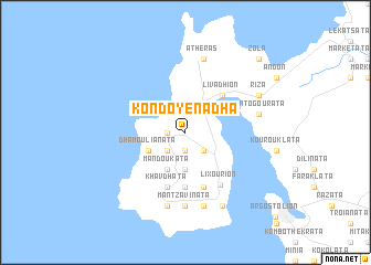 map of Kondoyenádha