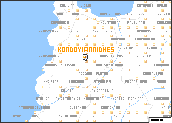 map of Kondoyiánnidhes