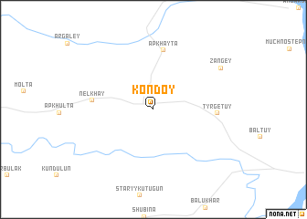 map of Kondoy