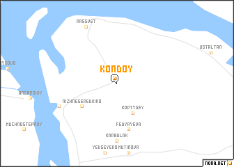 map of Kondoy