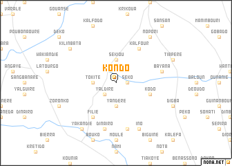 map of Kondo