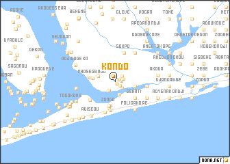 map of Kondo