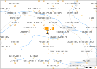 map of Kondó
