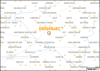 map of Kondrajec