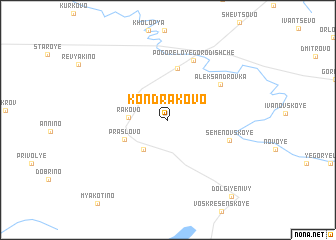 map of Kondrakovo