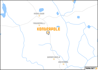 map of Kondrāpole