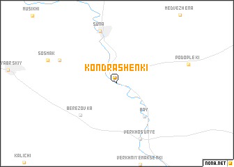 map of Kondrashenki