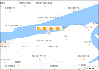 map of Kondrashina