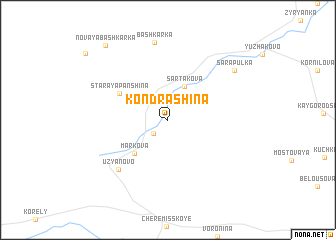 map of Kondrashina