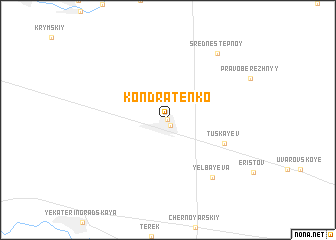 map of Kondratenko