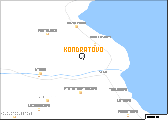 map of Kondratovo