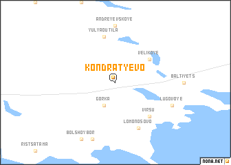 map of Kondrat\