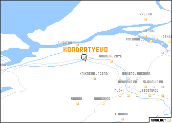 map of Kondrat\