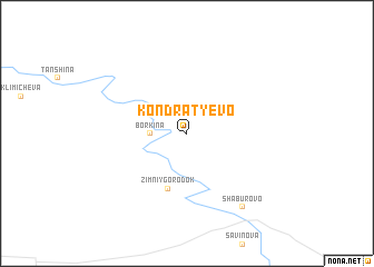 map of Kondrat\