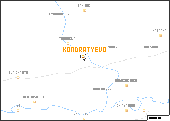 map of Kondrat\