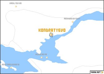 map of Kondratʼyevo