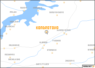 map of Kondrotovo