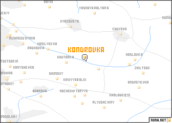 map of Kondrovka