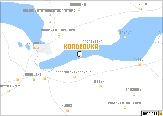 map of Kondrovka