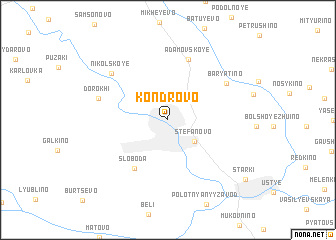 map of Kondrovo