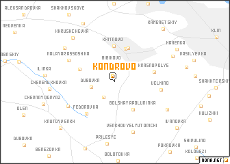 map of Kondrovo