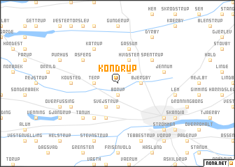 map of Kondrup