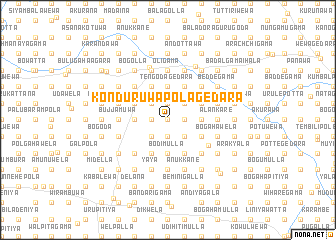 map of Konduruwapolagedara