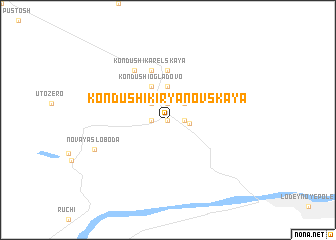 map of Kondushi-Kir\