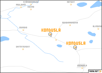 map of Kondusla