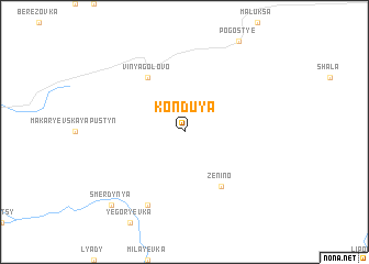 map of Konduya
