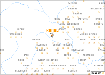 map of Kondu