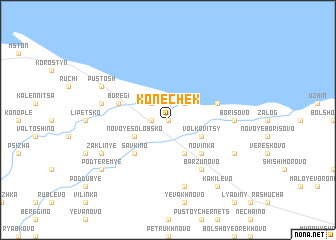 map of Konechëk