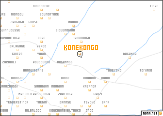 map of Konékongo