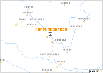 map of Konékouamékro