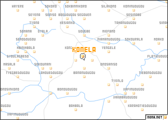 map of Konéla