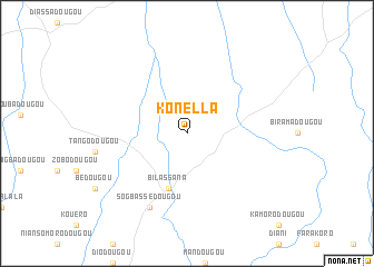 map of Konella