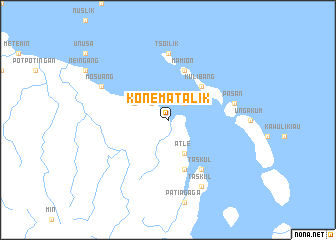 map of Konematalik