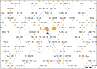 map of Konendu