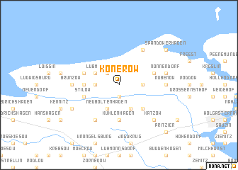 map of Konerow