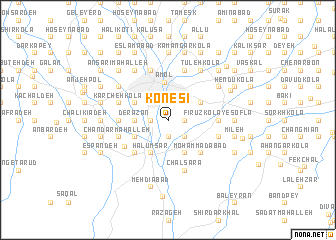 map of Konesī