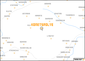 map of Konetspol\