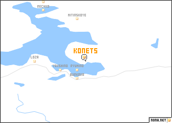 map of Konets