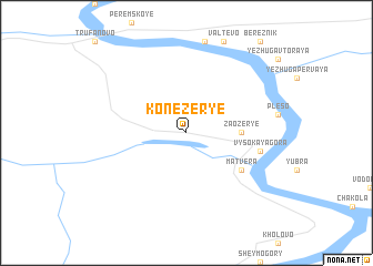 map of Konezër\