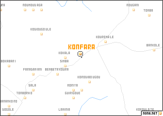 map of Konfara