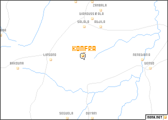 map of Konfra